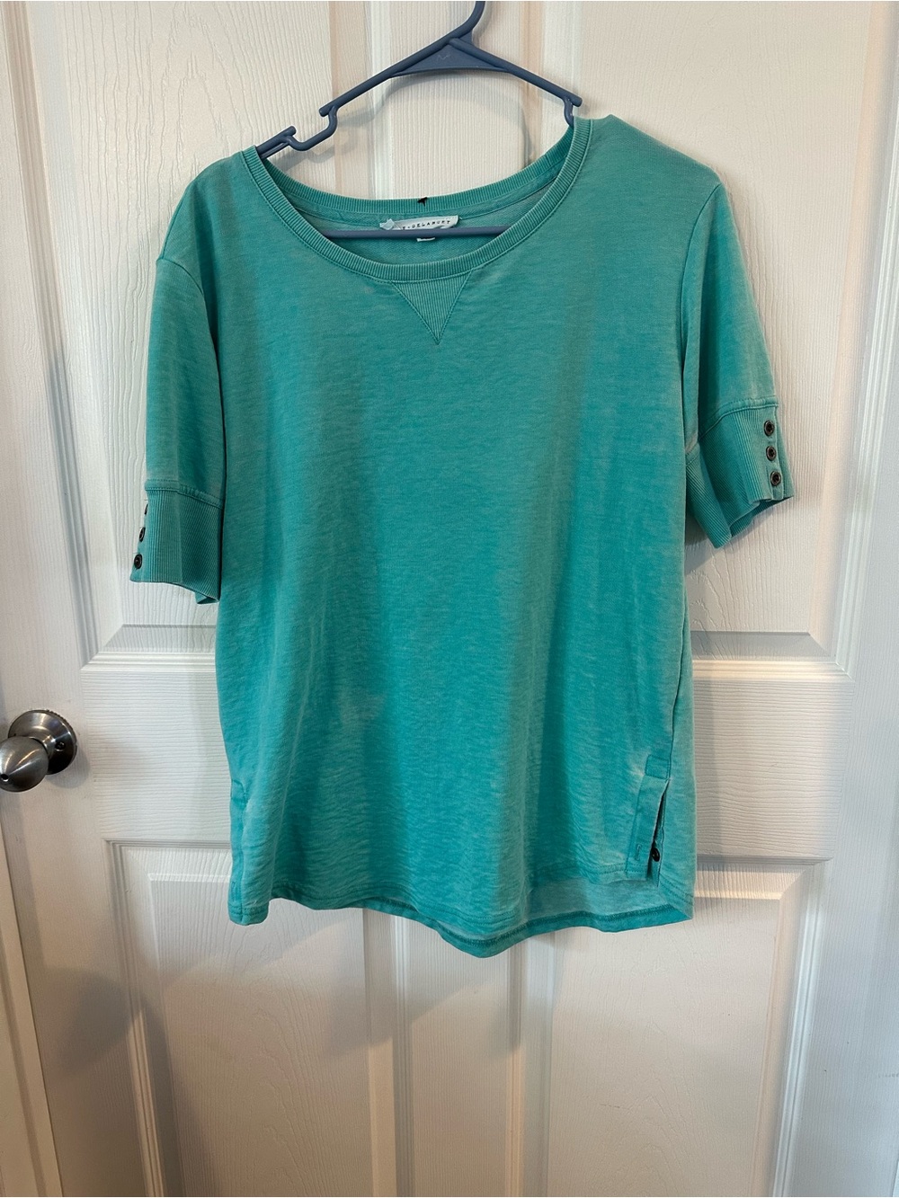 Jane and Delancey Relaxed Short Sleeve Tunic - Teal